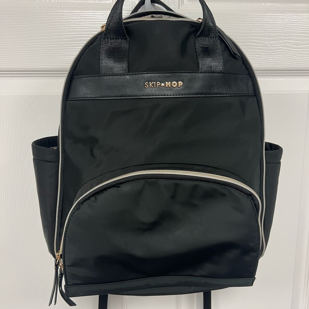 Skip Hop Black Diaper Backpack